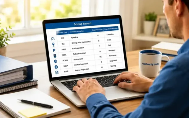 Driving Record Violation & Disposition Codes Explained