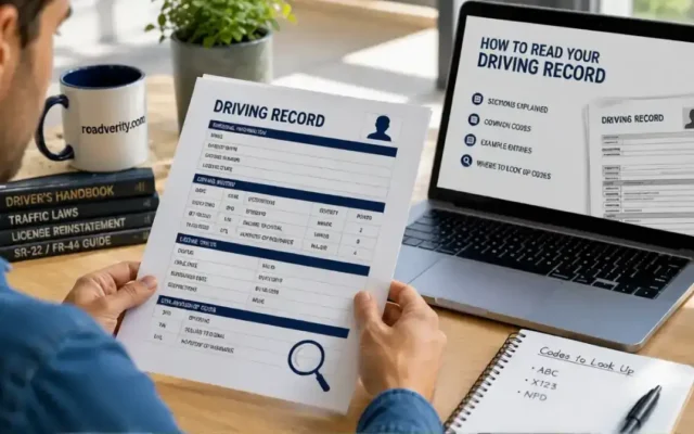 How to Read a Driving Record: Codes, Sections & Examples Explained