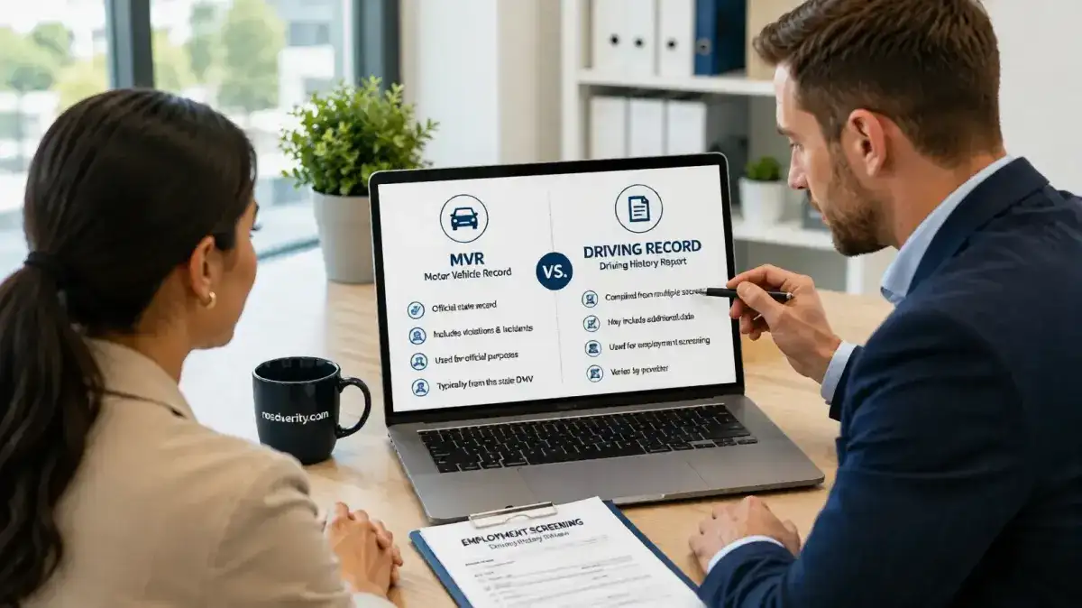 MVR (Motor Vehicle Report) vs. Standard Driving Record: The Employer’s View